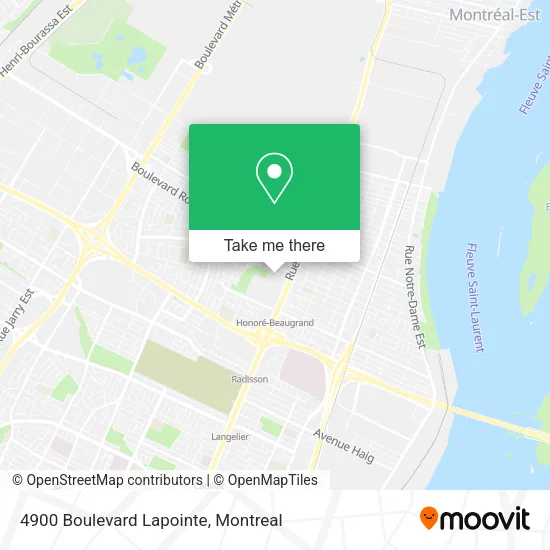 4900 Boulevard Lapointe map