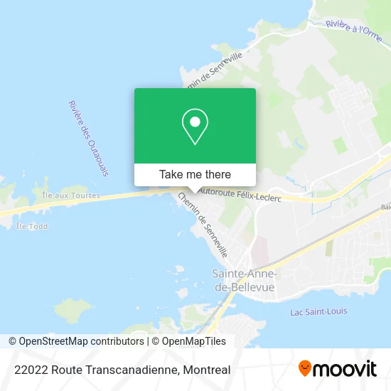 22022 Route Transcanadienne map