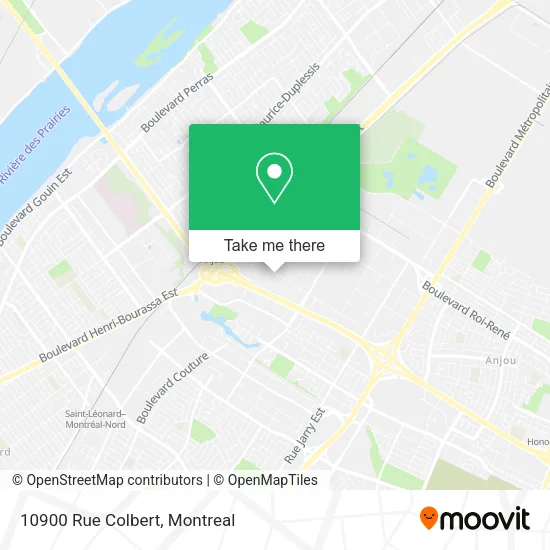 10900 Rue Colbert map