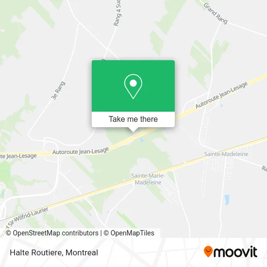 Halte Routiere map
