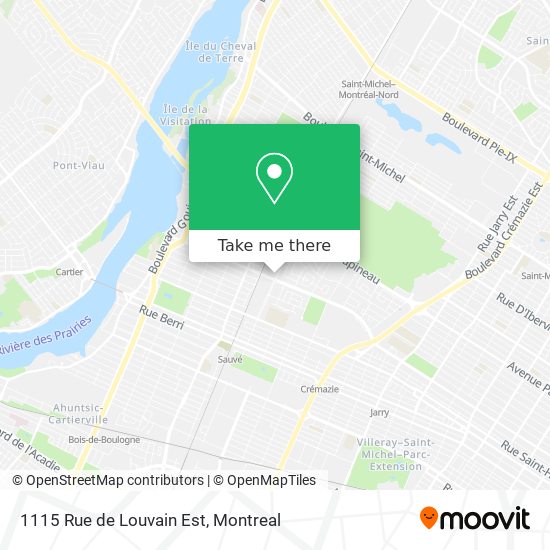 1115 Rue de Louvain Est map
