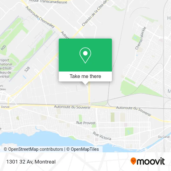 1301 32 Av map