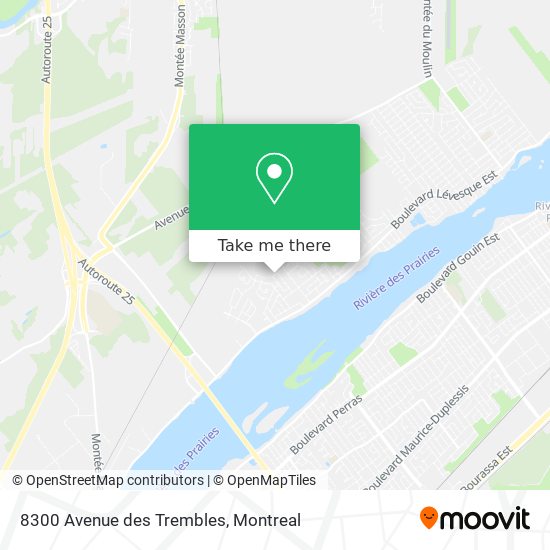8300 Avenue des Trembles map