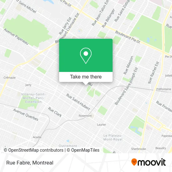 Rue Fabre map