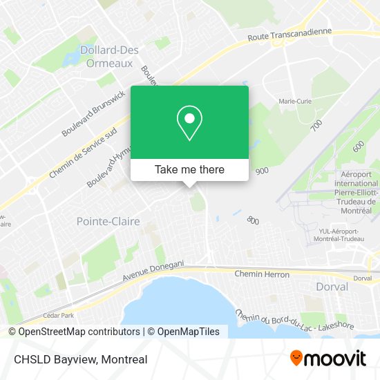 CHSLD Bayview map