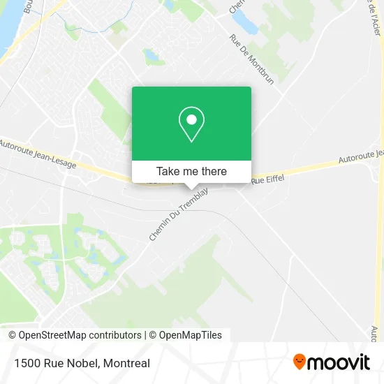 1500 Rue Nobel map