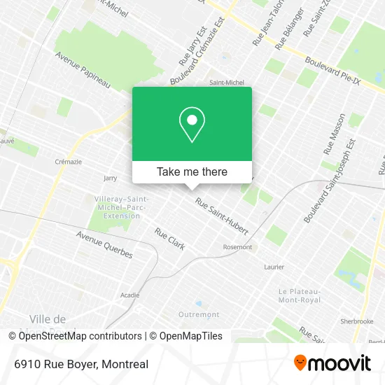 6910 Rue Boyer map
