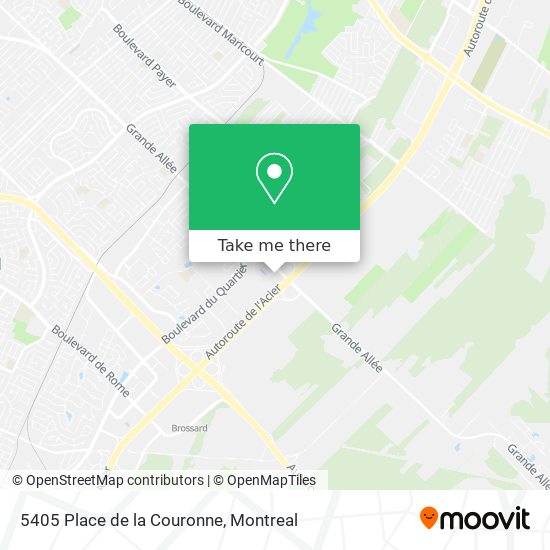 5405 Place de la Couronne map