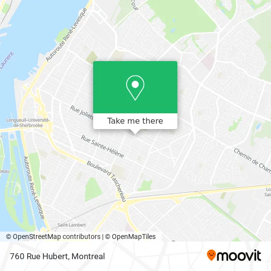 760 Rue Hubert map