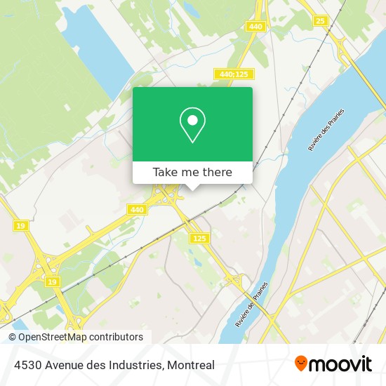 4530 Avenue des Industries map