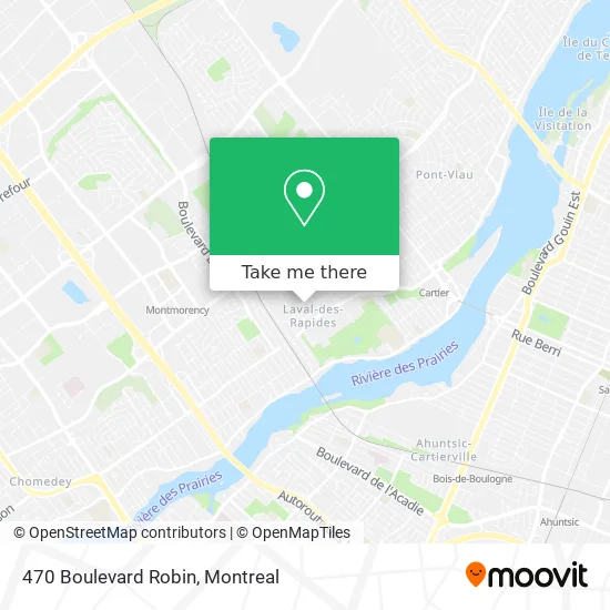 470 Boulevard Robin map