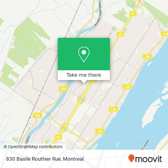 830 Basile Routhier Rue map