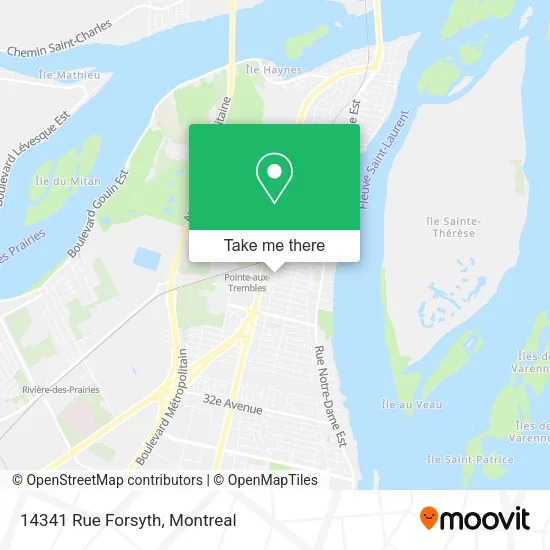 14341 Rue Forsyth map