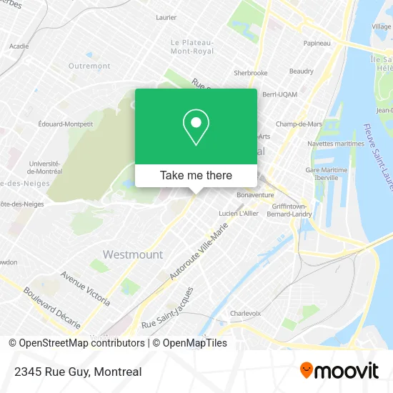 2345 Rue Guy map
