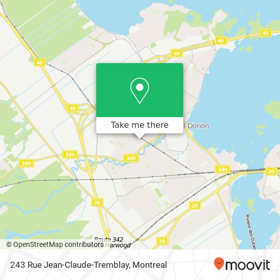 243 Rue Jean-Claude-Tremblay map