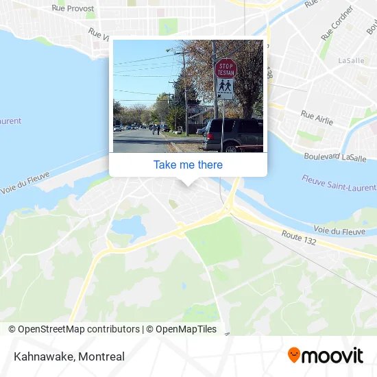 Kahnawake map