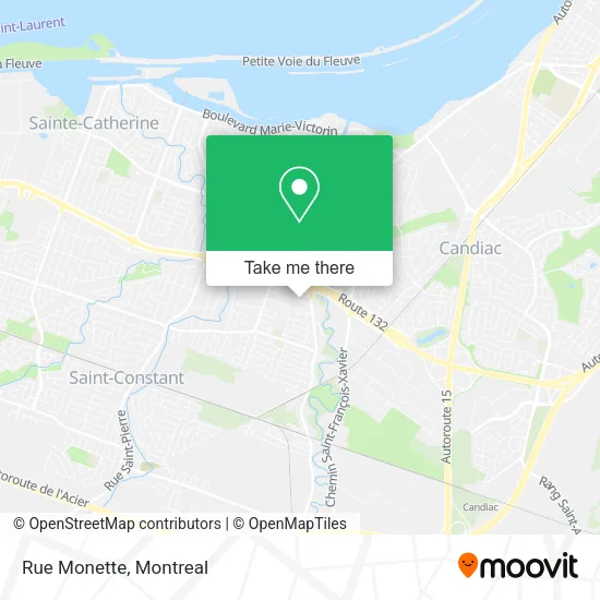 Rue Monette map