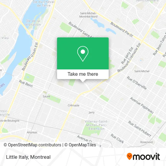 Little Italy map