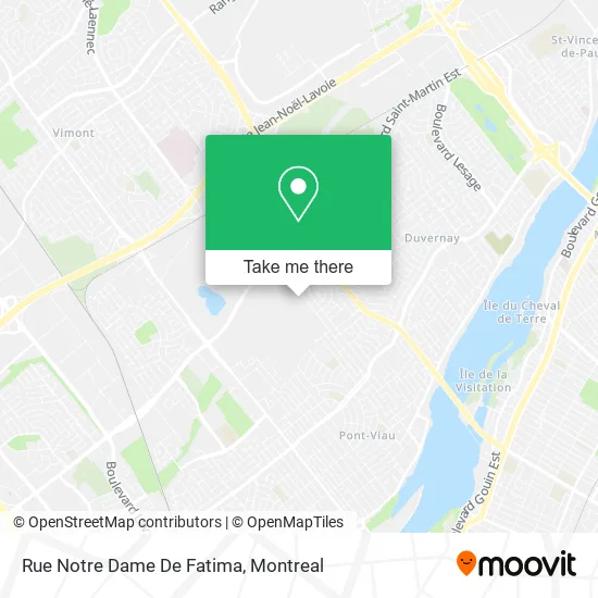 Rue Notre Dame De Fatima map