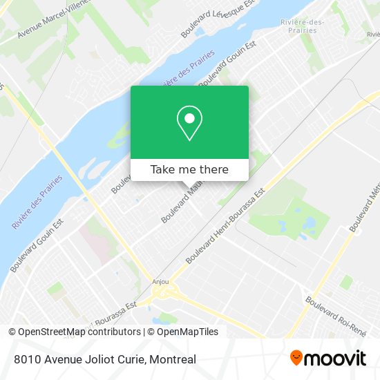 8010 Avenue Joliot Curie map
