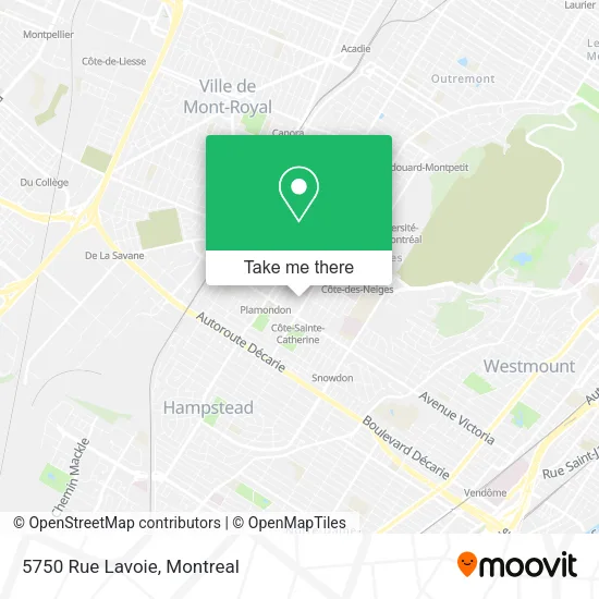 5750 Rue Lavoie map
