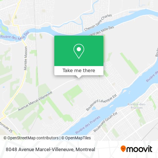 8048 Avenue Marcel-Villeneuve map