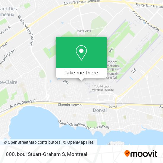 800, boul Stuart-Graham S map