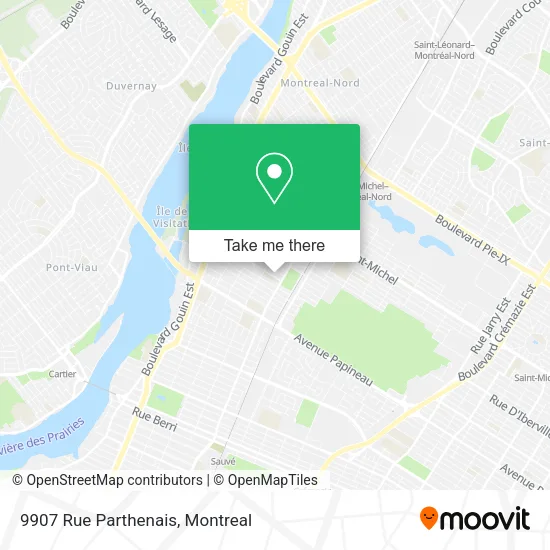 9907 Rue Parthenais map