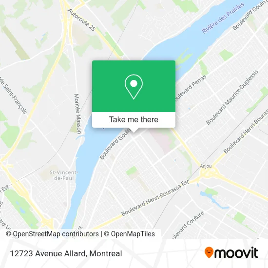 12723 Avenue Allard map