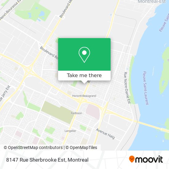 8147 Rue Sherbrooke Est map