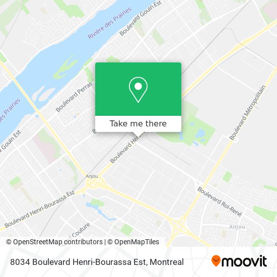 8034 Boulevard Henri-Bourassa Est map