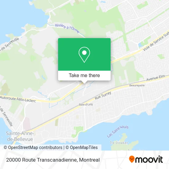20000 Route Transcanadienne map