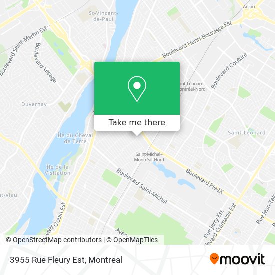 3955 Rue Fleury Est map