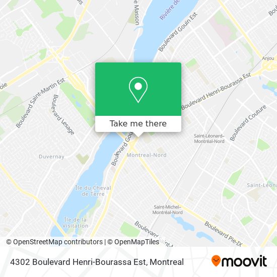 4302 Boulevard Henri-Bourassa Est map