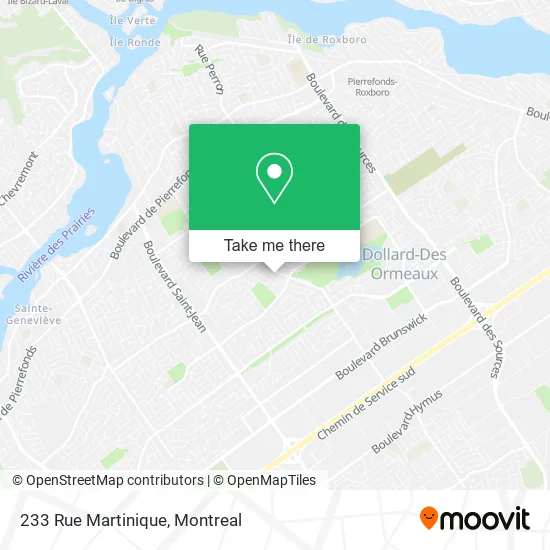 233 Rue Martinique map