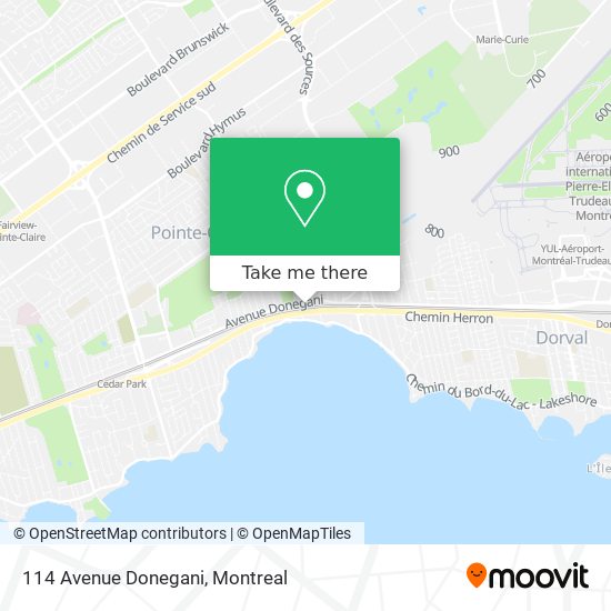 114 Avenue Donegani map