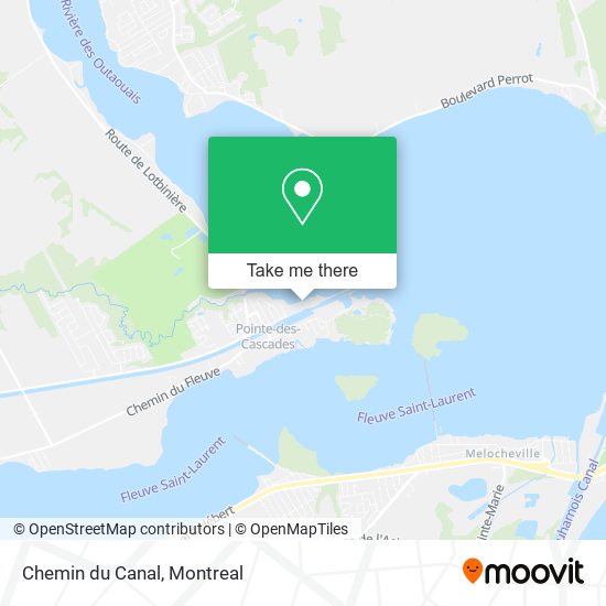 Chemin du Canal map