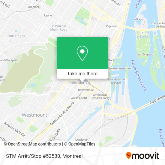 STM Arrêt/Stop #52530 map
