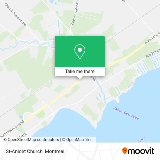 St-Anicet Church map