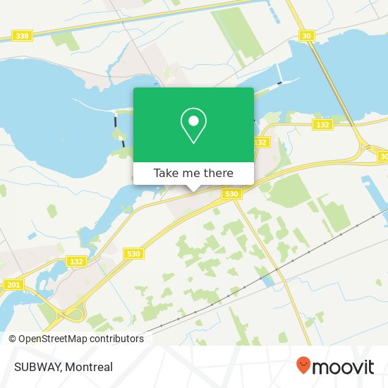 SUBWAY, 5213 Boulevard Hébert Salaberry-de-Valleyfield, QC J6S map