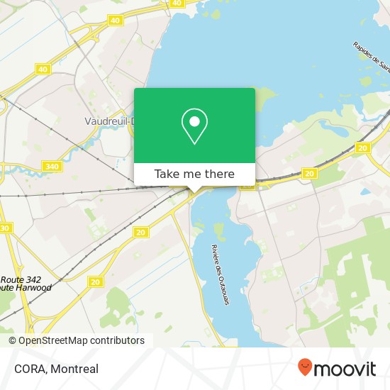 CORA, 84 Boulevard Harwood Vaudreuil-Dorion, QC J7V 1X8 map