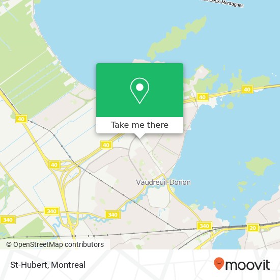 St-Hubert, 601 Avenue St-Charles Vaudreuil-Dorion, QC J7V map