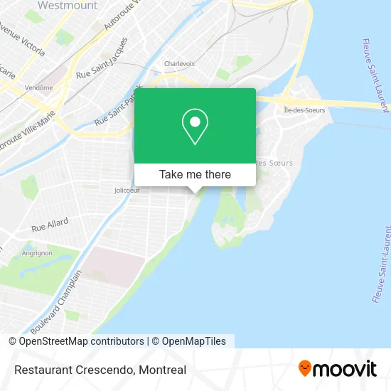 Restaurant Crescendo map