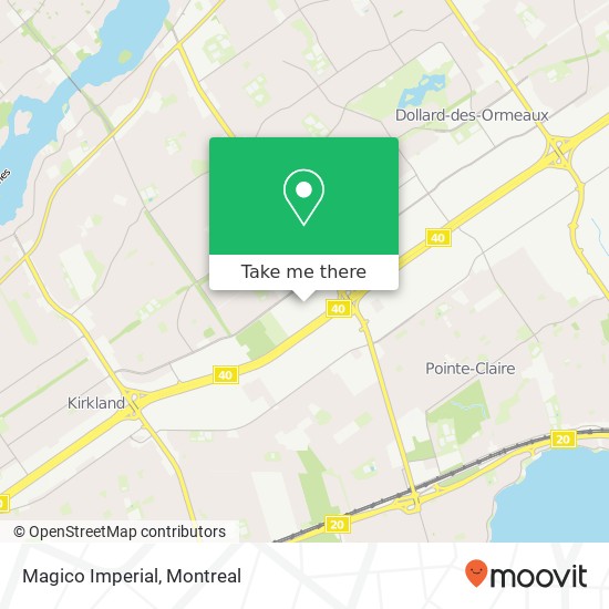 Magico Imperial, Pointe-Claire, QC H9R map