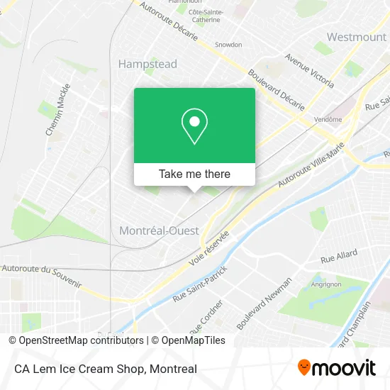 CA Lem Ice Cream Shop map