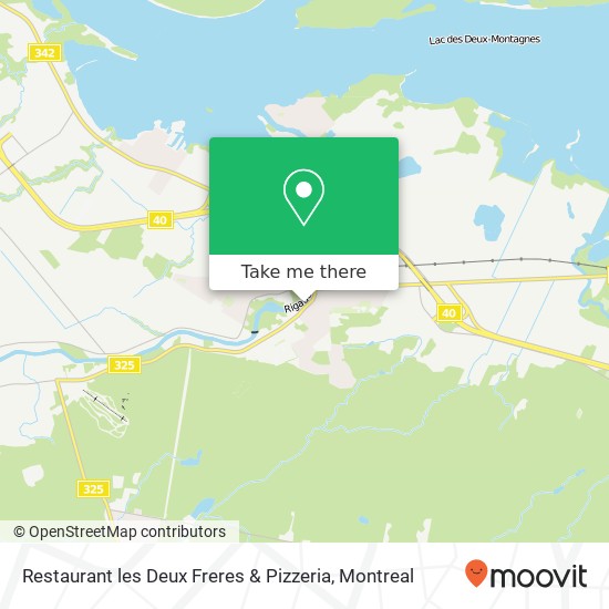 Restaurant les Deux Freres & Pizzeria, 134 Rue St-Pierre Rigaud, QC J0P 1P0 map