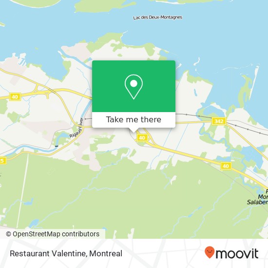 Restaurant Valentine, Chemin J-René-Gauthier Rigaud, QC J0P 1P0 map