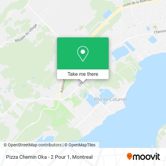 Pizza Chemin Oka - 2 Pour 1 map