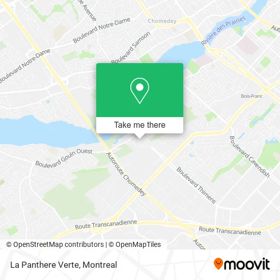 La Panthere Verte map