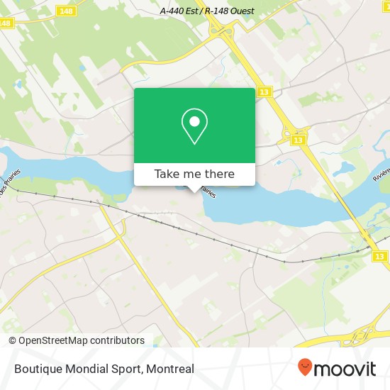 Boutique Mondial Sport, 5 Rue Chénier Montréal, QC H8Y map